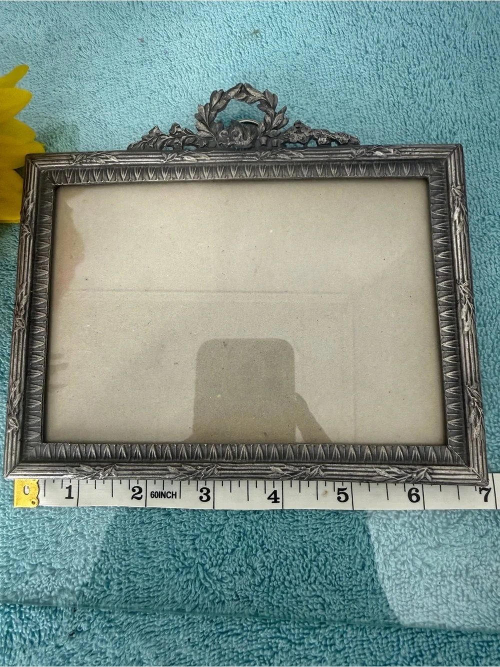 Antique-Style Silver Ornamental Picture Frame - Home Accents